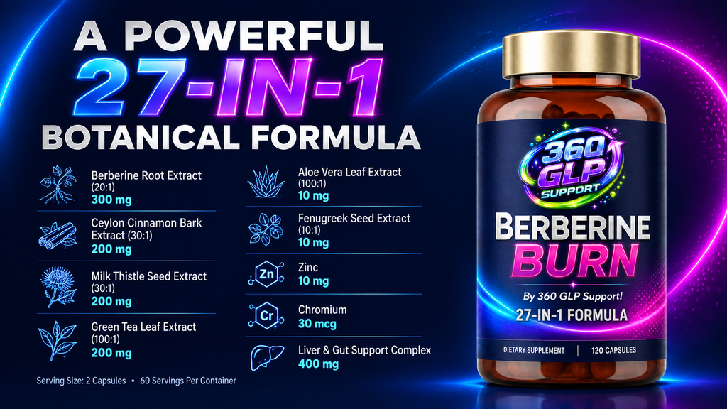 Berberine Burn-360 GLP Support